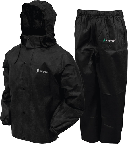 Frogg Toggs All Sport Rain Suit - Xxx-Large, Black Jacket & Pants, Waterproof - Picture 12 of 12