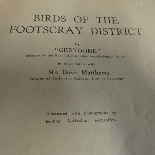 Birds of the Footscray District - Ornithology - Melbourne - 48 Pages - 1939 - Bild 4 von 24