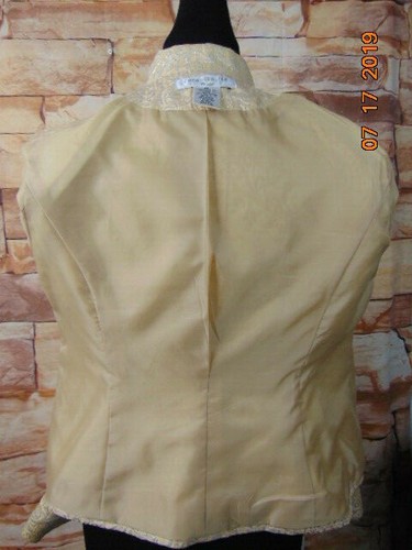 Vintage Pursuits, Ltd Gold Design Blazer Jacke Größe 6P - Bild 9 von 10