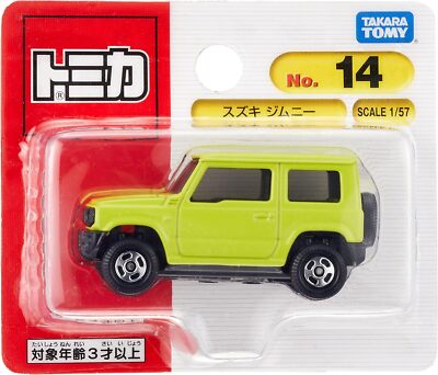 TAKARA TOMY Tomica No.14 Suzuki Jimny (Blister Package) Mini Car
