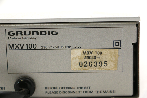 Grundig MXV100 Hifi Vorverstärker /DIV11258 - Bild 6 von 7