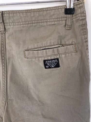 boys size 16 ECKO UNTLD Cargo Shorts Tan Khaki Flat Front Pockets - Picture 3 of 7