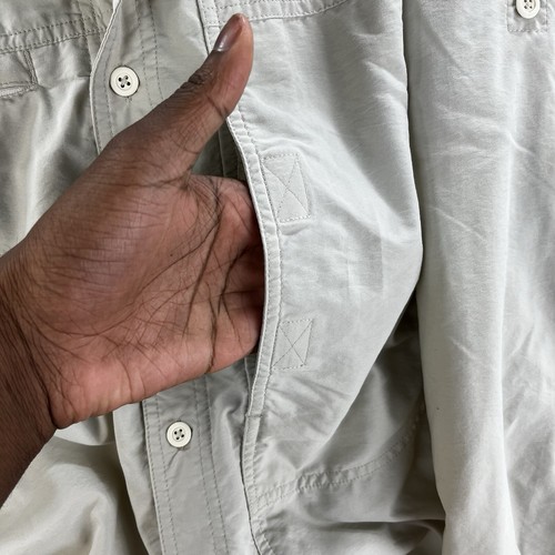 Mountain Hardwear Shirt Khaki Men’s XL Outdoor Hiking Fishing Long Sleeve Vented - Bild 9 von 14