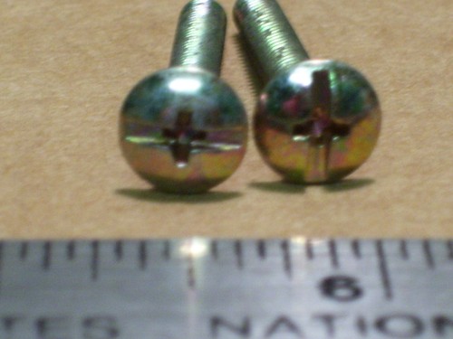 100 PCS CABINET DRAW PULL HANDLE KNOB SCREWS 8 X 1-1/4" PHILLIPS/SLOT HEAD  0112 - Picture 1 of 4