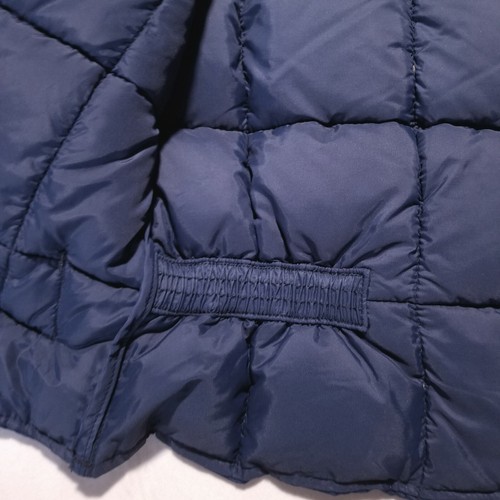 Giubbotto bomber vintage Abercrombie & Fitch anni 80 taglia L blu piumino trapuntato nuovo - Foto 16 di 16