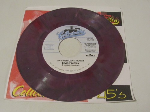 Elvis Presley  45   An American Trilogy   Colored Vinyl - Picture 1 of 2