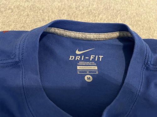 Nike Dri-Fit Manny Pacquiao Pac Man The Champ Knows Blue Shirt Medium - Picture 2 of 7