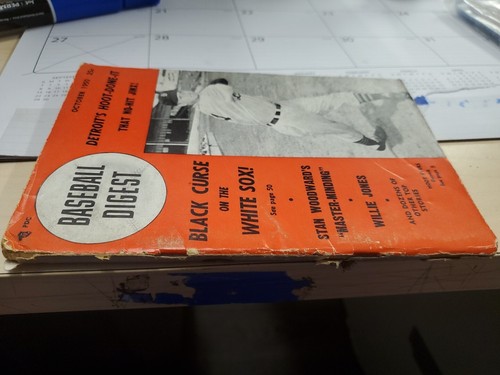 OCT 1950 BASEBALL DIGEST DETROIT TIGERS Hoot Evers. Clean Inside.   - Picture 3 of 3