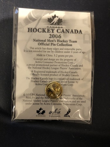 2006 Hockey Canada National Men’s Hockey Team Official Pin Collection - Imagen 2 de 2