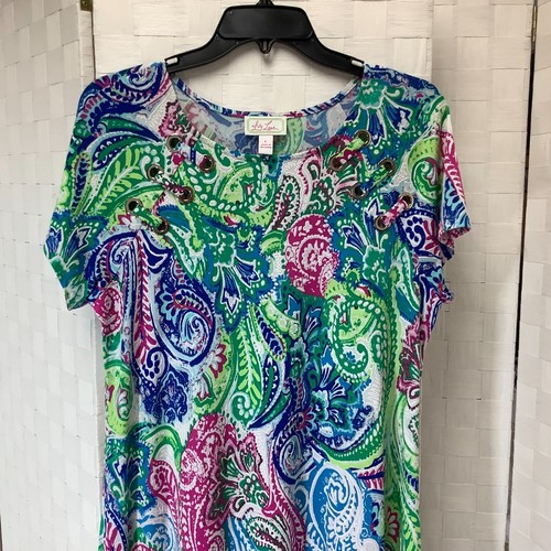 Ivy Lane floral high low dress size Large - Picture 5 of 9