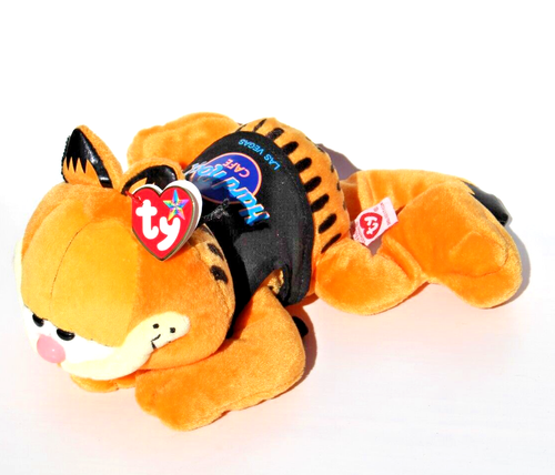 12" Plush Sleepy Garfield "Wake Me When it's Time to Eat" TY Beanie Buddy Babies - Picture 1 of 15