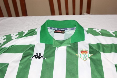 VINTAGE REAL BETIS PLAYER OFFICIAL SHIRT No. 16 DENILSON KAPPA S/XL - Picture 2 of 6