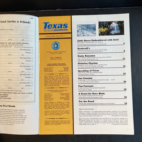 Texas Highways Magazine 1976-86 Multi-year lots. U-choose. - Picture 46 of 86