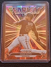 2022 Panini Prizm - Fearless Silver Prizm #FL-11 Juan Soto