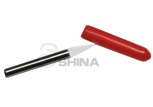 5 punte per incisione in carburo di tungsteno 6 mm 90 gradi 0,2 mm strumento router CNC - Foto 2 di 8
