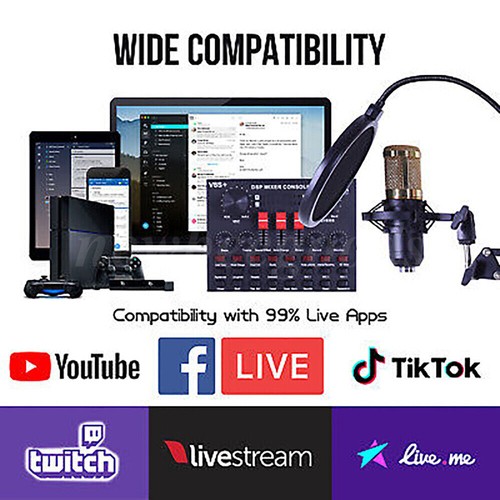 Complete Home Studio Recording Kit - Mixer, Condenser Mic for Music Podcast New - Picture 19 of 23