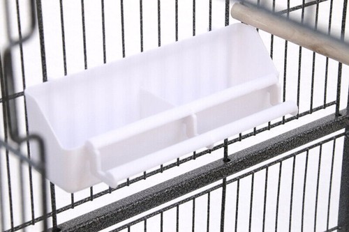 Bird Cage Large Small Pet Stand-alone Cages Aviary Parrot Budgie Wheels - Picture 43 of 50