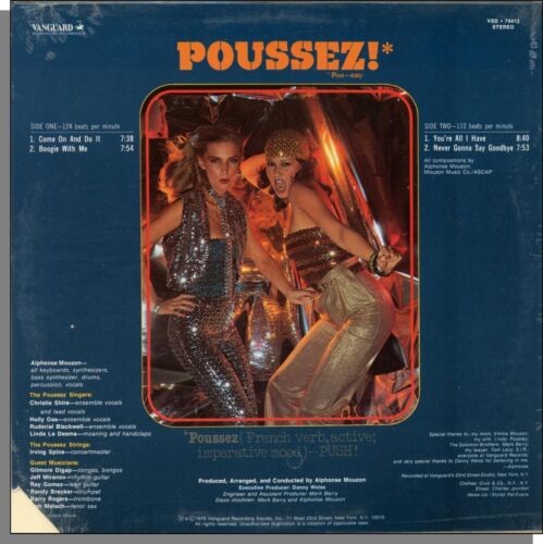 Poussez! - Poussez! (1979) - New Disco LP Record! Vanguard #VSD 79412 - Picture 2 of 3