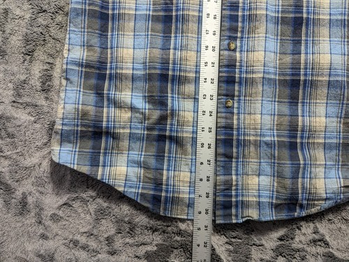 Camisa rastreadora Pendleton manga corta abotonada para hombre talla mediana a cuadros - Imagen 5 de 9