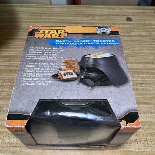 Star Wars DARTH VADER Toaster - Black Helmet - 2 Slice Toaster with Box