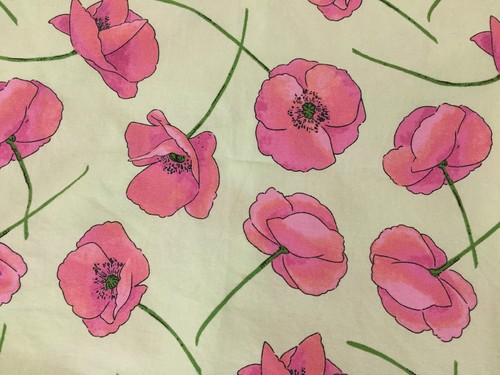 Talbots Kids Stretch Skirt Pale Yellow w/Pink Fuchsia & Green Floral Girls Sz 14 - Picture 12 of 12