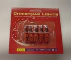 ChristmasConcepts®Pack of 5 Push in Spare Fairy Bulbs in Dark Red 7v 0.98w 0.14a