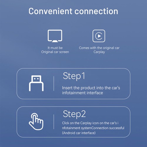 US Wireless Carplay AI box Android Auto Adapter Converter w/Netflix YouTube WIFI - Picture 12 of 16