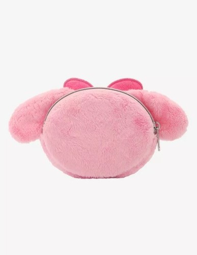 LOUNGEFLY My Melody Fuzzy Figural Coin Purse NEW! Sanrio - Picture 3 of 4