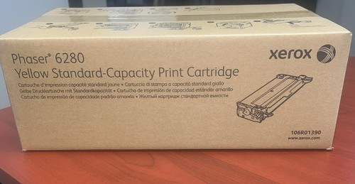 Xerox Genuine 106R01390 Phaser 6280 Yellow Standard Capacity Print Cartridge NEW