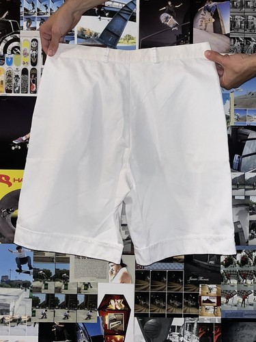 Shorts Fila W30 IT40 bermuda uomo white y2k vintage retro loose - Imagen 6 de 9
