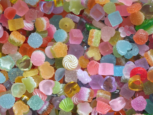 Resin Clay FAKE FOOD Sweets Cakes Lollipop Macaroon Flumps Chocolate Candy DIY - Picture 14 of 34