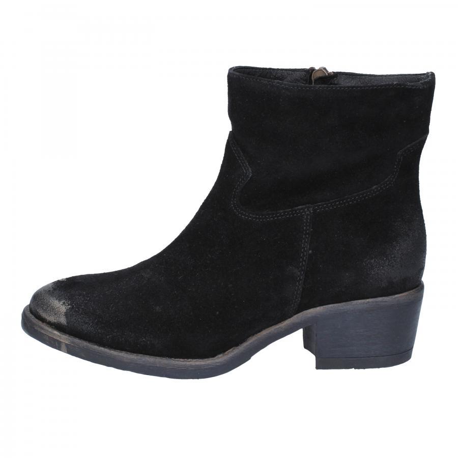 ay254 LORENZO MARI schuhe schwarz suede Damens ankle boots EU 37 ay254 LORENZO MARI schuhe schwarz suede Damens ankle boots EU 37