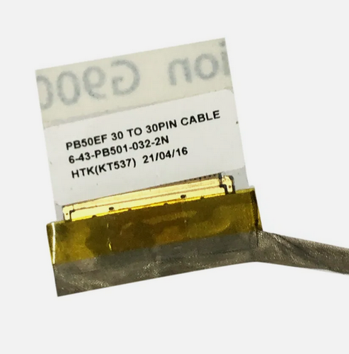 For CLEVO PB50EF 1080P 911MT 30 TO 30PIN LCD LVDS Screen Video Cable  - Afbeelding 3 van 3