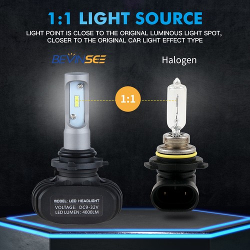 2x 9006 HB4 LED Headlight Bulbs 6000K Low Beam For Toyota Corolla E15 2006-2025 - Picture 5 of 9