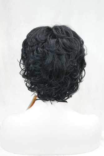Short Curly Wig Women Wig Ladies Daily Natural Hair Wig Cosplay Wigs+Wig Cap - Picture 3 of 23