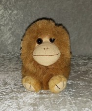 Vintage Swibco Puffkins Amber Monkey 5" Plush 1994