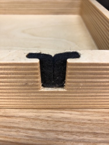 Supporto per monitor legno di cenere 3 cassetti scrivania computer alzata organizzatore di stoccaggio unico - Foto 9 di 12