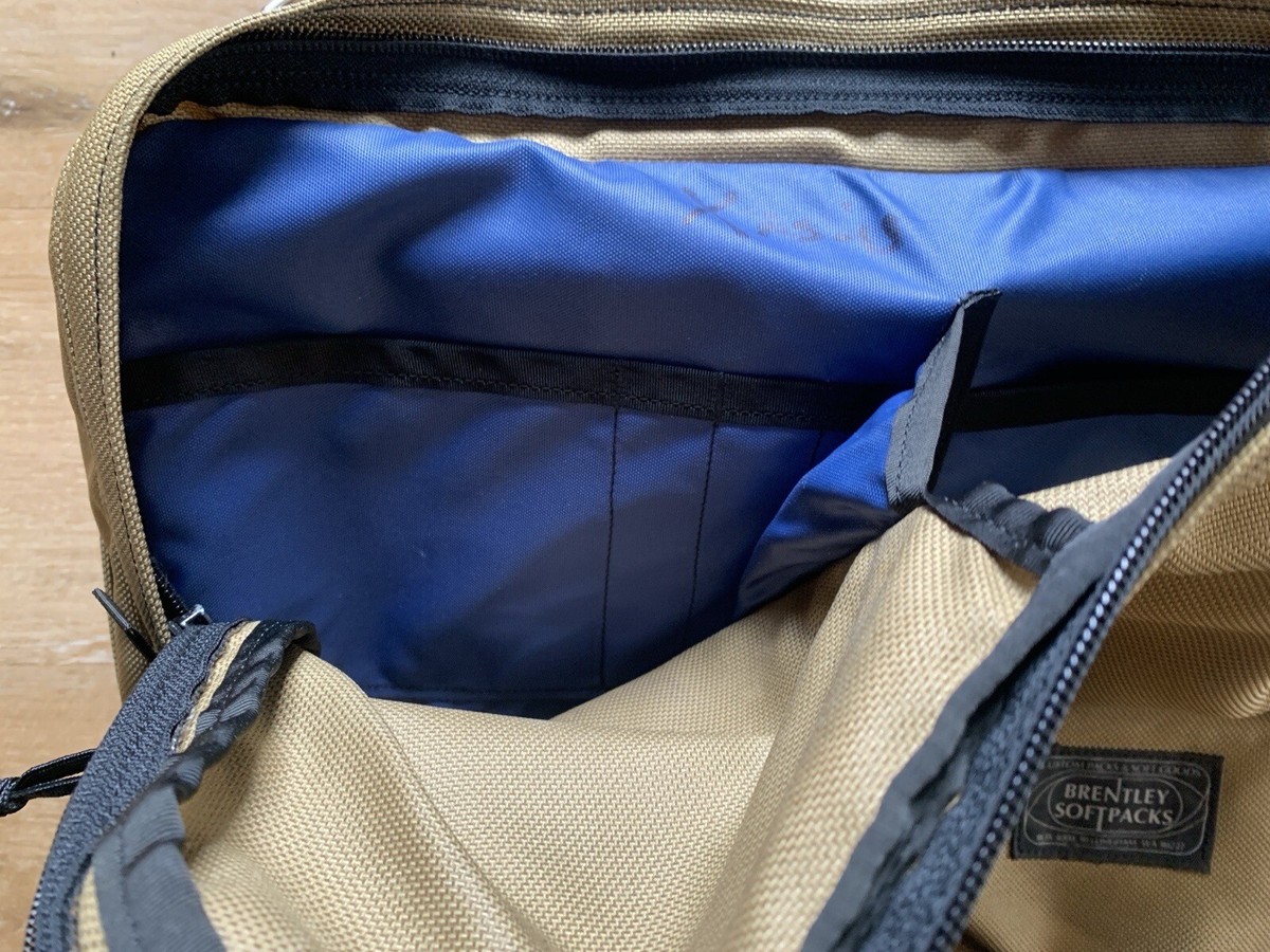 Brentley Softpacks Backpack Carry On Travel Briefcase Tan