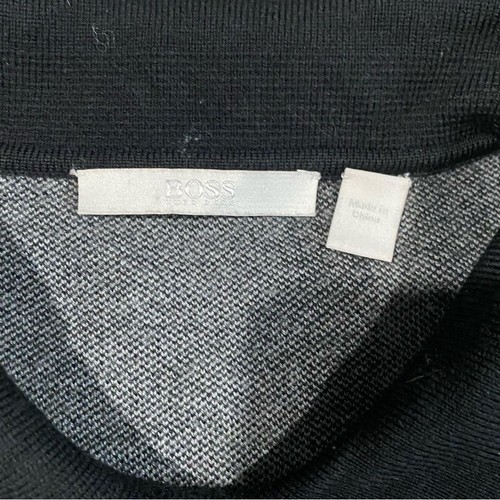 Hugo Boss Strickkleid grau kariert Wollmischung - Bild 5 von 8