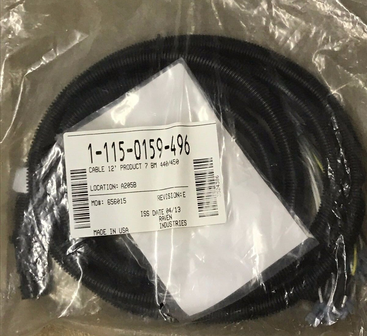 Raven Cable 12 Feet Product 7 Boom 440/450 - 115-0159-496