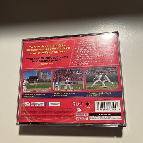 Sammy Sosa High Heat Baseball 2001 (Sony PlayStation 1, 2000) - Picture 2 of 4