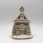 CUPCAKES & CASHMERE FLAT FAUX GINGERBREAD VILLAGE HOUSE CHRISTMAS HOLIDAY DÉCOR