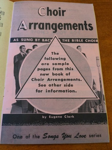 Vintage songbook Songs You Love - used On The Back To The Bible Broadcast No. 2 - Picture 7 of 10