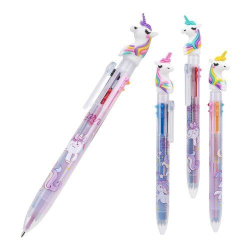Penna sfera multicolor Unicorno PIN UP tratto Medio Globo 42839 assortito - Imagen 1 de 1