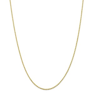 10k-Yellow-Gold-1-5mm-Link-Rope-Chain-Necklace-18-Inch-Pendant-Charm-Handmade