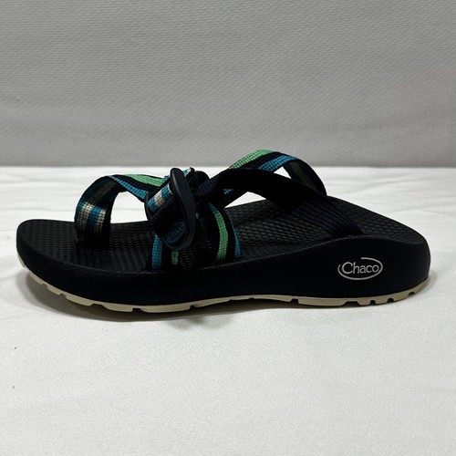 Chaco Women’s Blue Green Striped J107296 Canvas Size US 6 Strappy - Picture 6 of 10