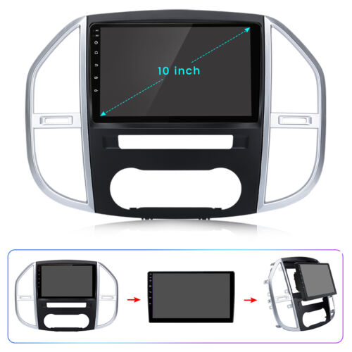 32GB Apple Carplay For Mercedes Benz Vito 3 W447 2014-2020 Android 13 GPS Radio - Picture 12 of 13