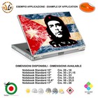 bandiera che guevara adesivo notebook tablet cuba flag sticker  print pvc 1 pz.