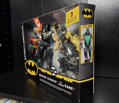 Batman (Knight) Missions Batman & Robin vs. Bane 3-Pack Mattel
