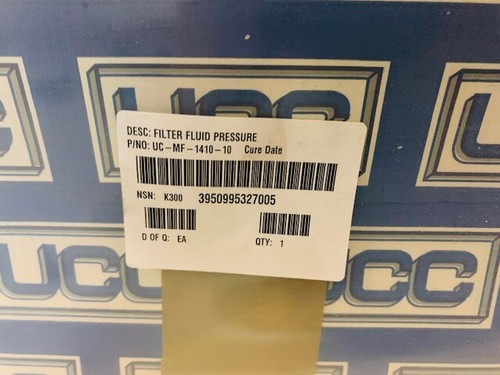 UCC Fluid Pressure Filter UC-MF1410.10.S3 3950-99-532-7005 - Picture 8 of 9